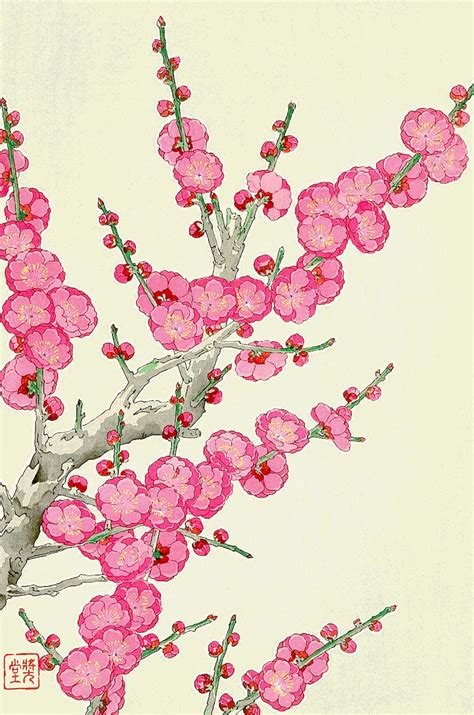 Japanese Art Flowers Floral Plants Botanical Art Prints - Etsy