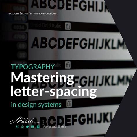 Mastering letter-spacing in Design Systems⁠⠀