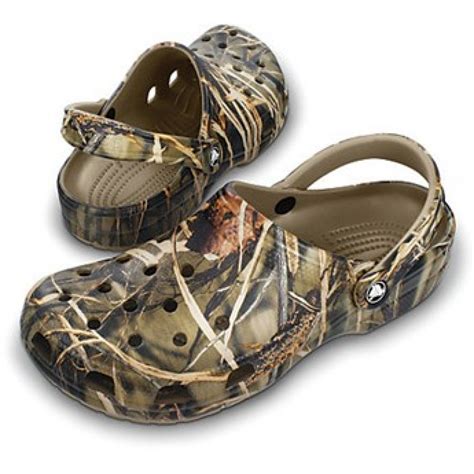 mens crocs with fur camo - Darrick Whitehead