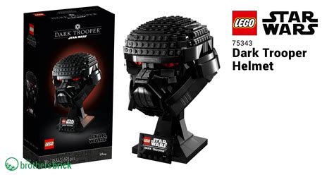 LEGO Star Wars Helmets Collection 75343 Dark Trooper Helmet - HIF2P-TBB ...