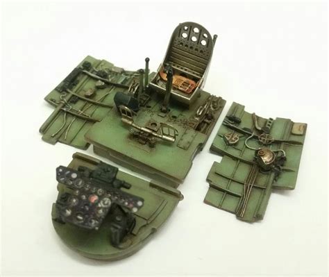 SBS 48023 Ki-84 Hayate (Frank) cockpit set for Hasegawa kit 1/48 - SBS ...