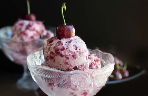 Quick & Easy Homemade Cherry Ice Cream - Erren's Kitchen