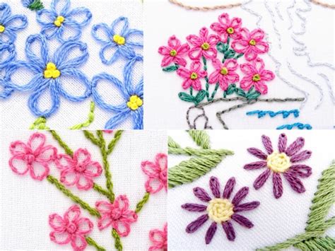 Lazy Daisy Embroidery Stitch Tutorial - Wandering Threads Embroidery