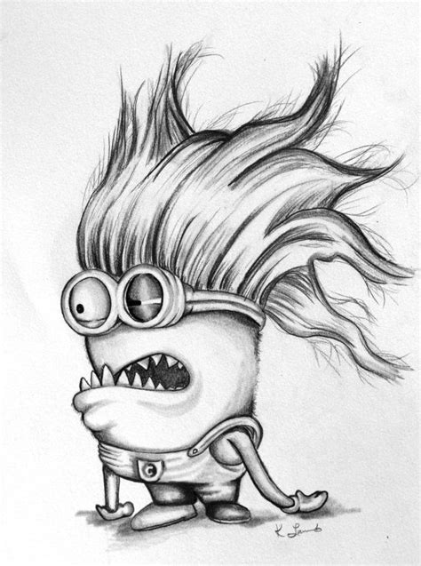 Minion sketches | ... Minion Drawing on Pinterest | Awesome drawings ...