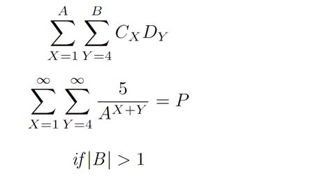 How to Create and use summation symbol in LaTeX