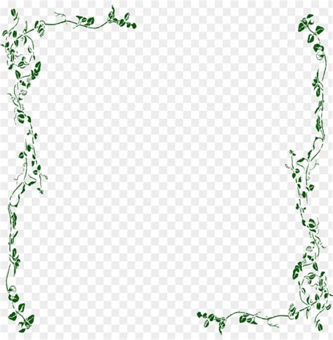 Vine Border Green Clip Art At Clker Com Vector Clip - Vinyl Wall Art ...