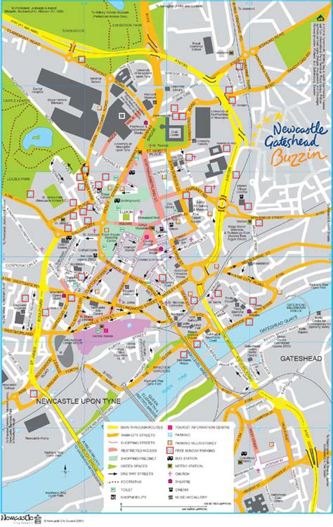 Metro Station Map Newcastle | Spain Map