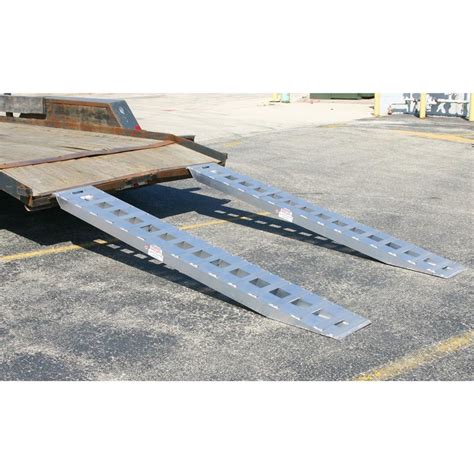 Aluminum Pin-On End Car Trailer Ramps - 5,000 lb. per axle Capacity ...