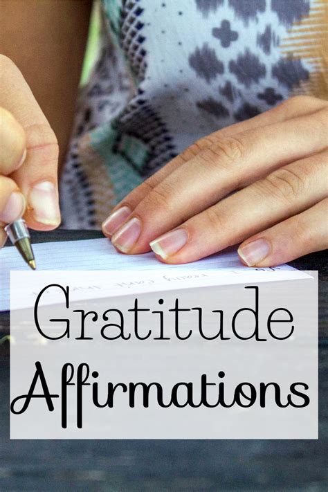 How to Change Your Life with Daily Gratitude Affirmations • The ...