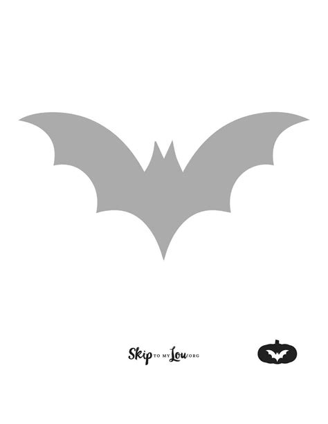 Bat Pumpkin Stencil