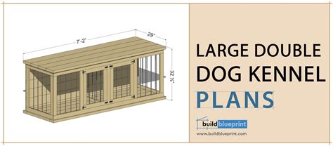 Double Dog Kennel DIY Plans - Build Blueprint