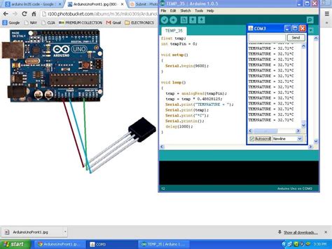 Now make your own temperature sensor by Arduino and LM35 Sensor You ...