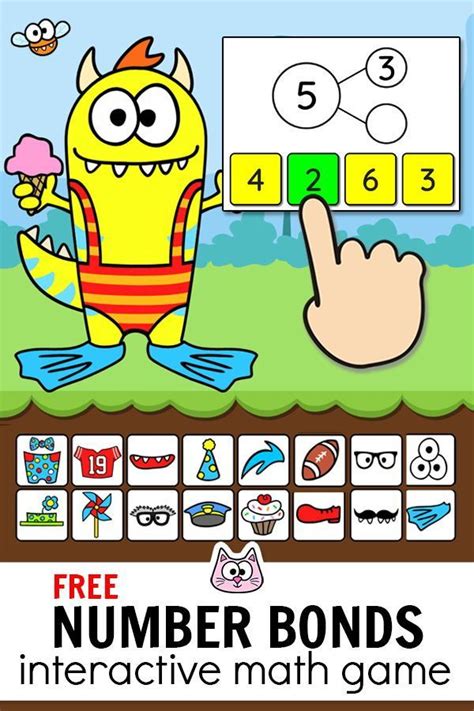 FREE! Practice number bonds to 10 using this engaging Monster Dress-Up ...