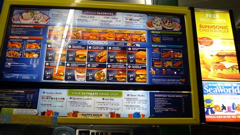 Sonic Drive-in Menu | The glorious menu at Sonic Drive-in. c… | Flickr