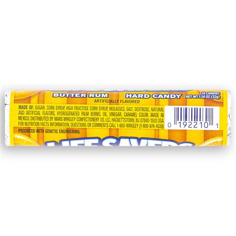 Life Savers Butter Rum Hard Candy Rolls