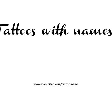 Make it Yourself - Online Tattoo Name Creator