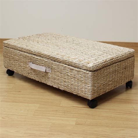 Hartleys Large Under Bed Storage Box/Chest Shoes/Bedding/Blanket ...