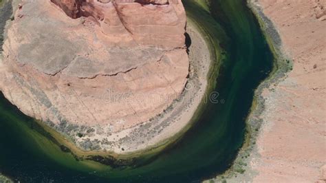 Horseshoe Bend Aerial View, Page - Arizona Stock Image - Image of bend ...