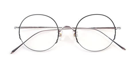 Gold Retro-Vintage Thin Round Blue Light Glasses - SR1552