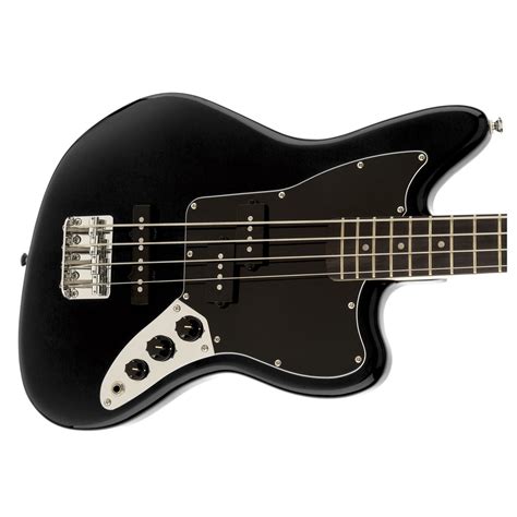 Squier by Fender Vintage Modified Jaguar Bass Special SS, Black at ...