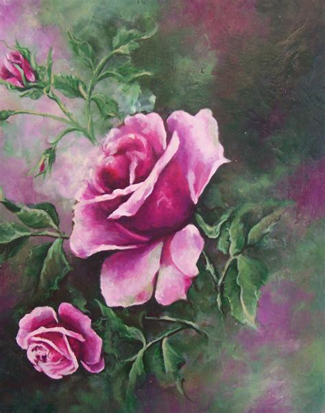 rose painting | acrylic rose painting | Jonny Petros | Flickr