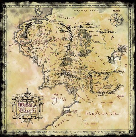 Full Size Map Of Middle Earth - Map Pasco County