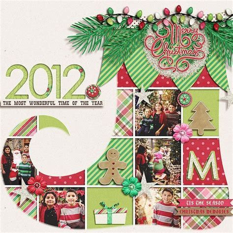 Christmas scrapbook layouts, Christmas scrapbook pages, Christmas scrapbook