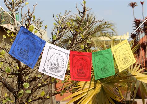 Medicine Buddha Prayer Flags, Buddhist Healing Flags