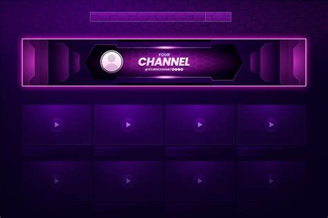 Free Vector | Gradient colored youtube banner