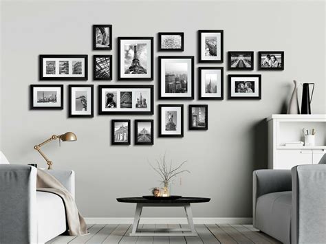 Large Set 23Pcs Photos Multi Picture Frame Collage Aperture Decor ...