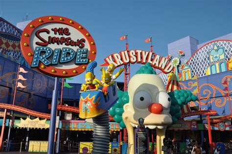 The Simpsons Ride - Universal Studios Hollywood | Freizeitpark ...