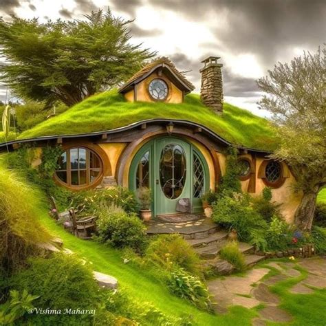 Hobbiton, The Shire, Middle Earth in 2024 | Earthship home, Fantasy ...