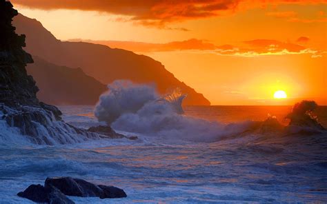 🔥 [110+] Hawaii Sunset Wallpapers | WallpaperSafari