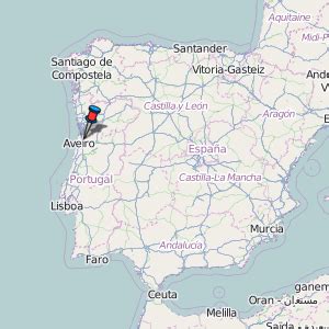 Ovar Map Portugal Latitude & Longitude: Free Maps