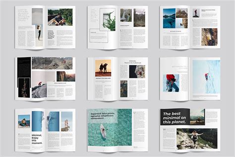 InDesign Clean & Minimalist Magazine Layout (213119) | Magazines ...