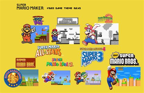 Super Mario Maker game theme ideas by Ragameechu on DeviantArt