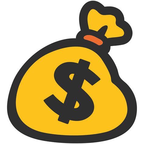 Money Bag Emoji transparent PNG - StickPNG