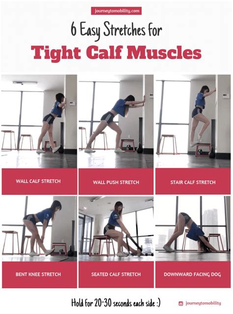 Easy Calf Stretch Routine for Muscle Tightness | Journey to Mobility ...