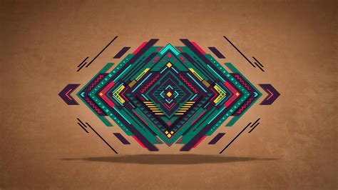 Colorful Geometric Shapes Pattern Wallpapers - Wallpaper Cave