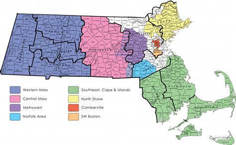 Printable Map Of Massachusetts Towns - Printable Maps