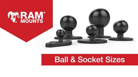 Ball & Socket Sizes - RAM® Mounts - YouTube