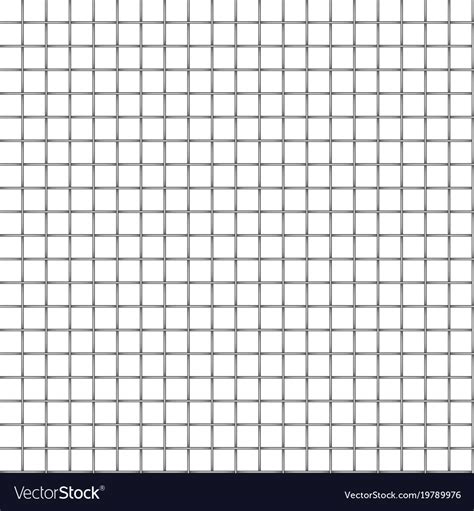 Metal grid seamless on white Royalty Free Vector Image