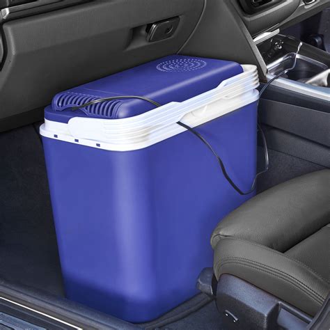 VonShef Electric Cool Box Large Cooler 22L Camping 12V Car Adaptor Food ...