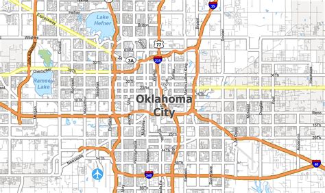 Oklahoma City Map - GIS Geography