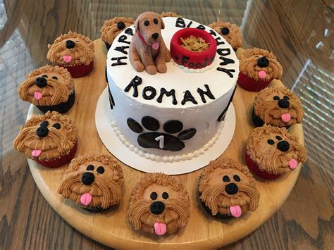 1st birthday puppy dog cake | Dog birthday cake recipe, Buy birthday ...