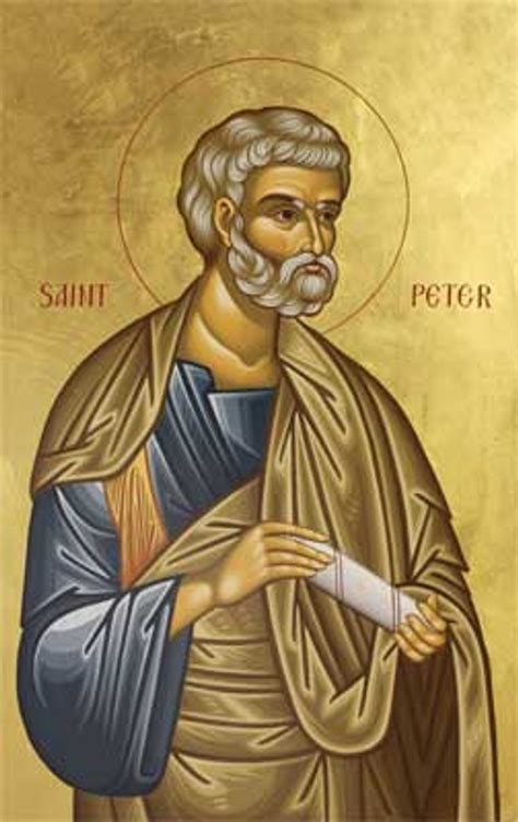 Icon of the Apostle Peter - Twelve Apostles Series - (1PE12) - Uncut ...