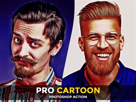 Pro Cartoon Photoshop Action by GraphicsThunder on Dribbble