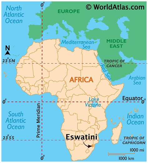 Eswatini Maps & Facts - World Atlas