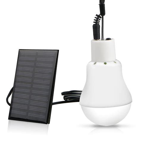 EEEkit Portable Solar Powered Led Bulb Lights Solar Energy Panel Led ...