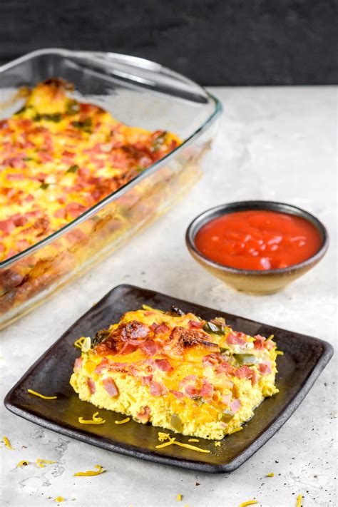 Western Ham and Egg Casserole Recipe